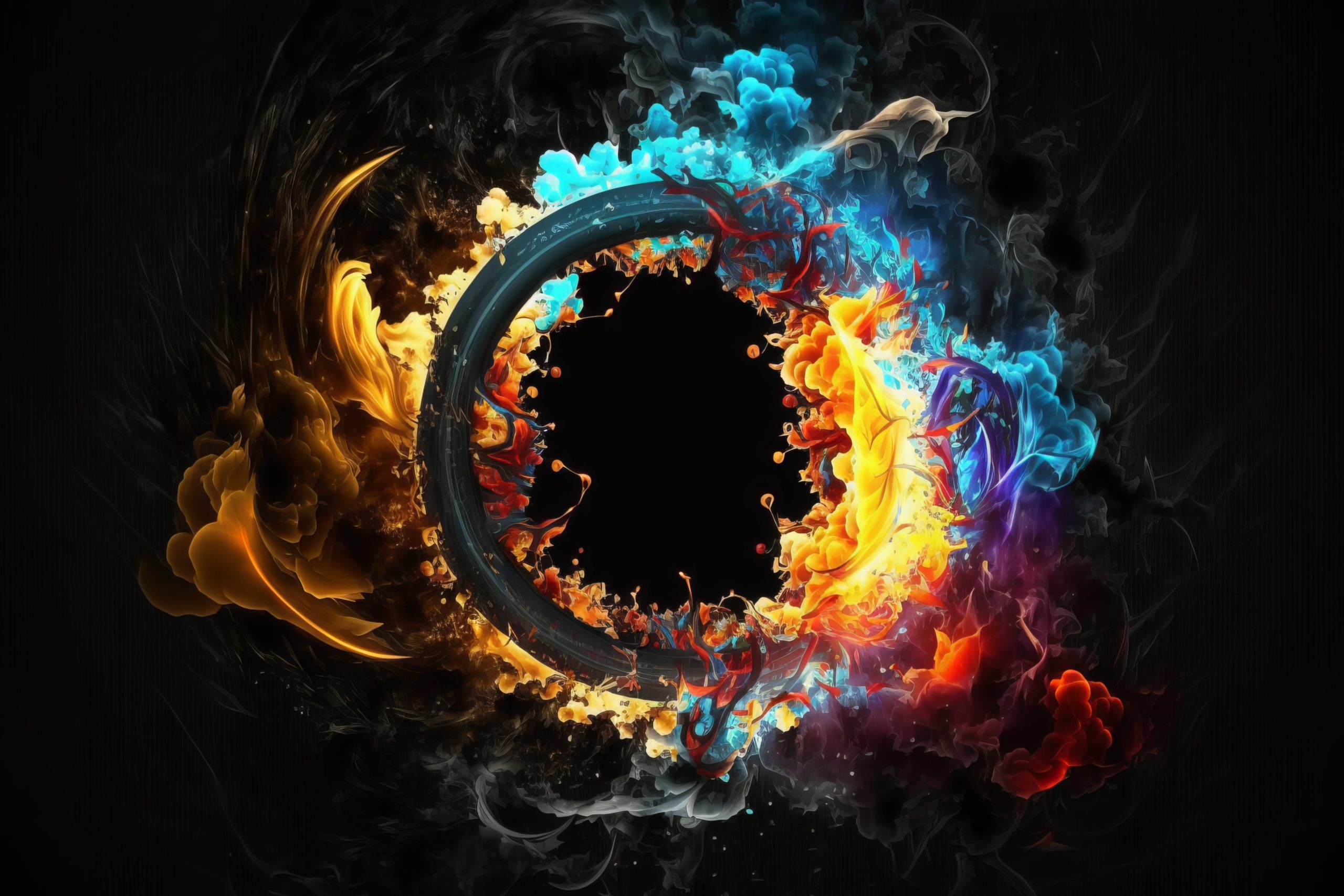 Sparky Portal Effect with Looping Animation - Generative AI